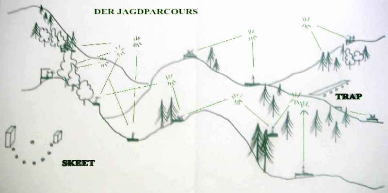 Der Jagdparcours - klicken für Vergrösserung